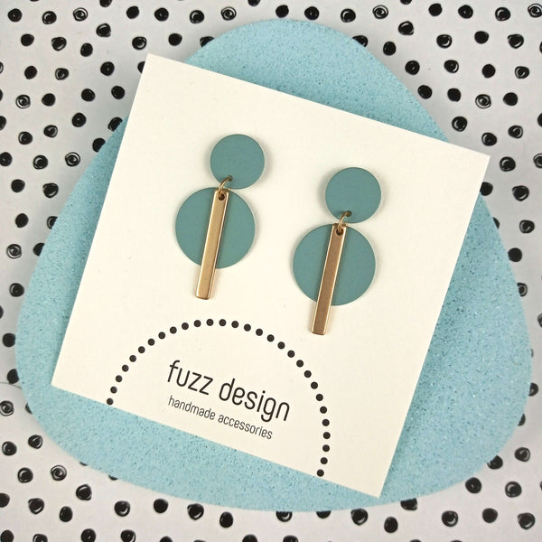 Subtle And Sweet | Gold & Sea Green
