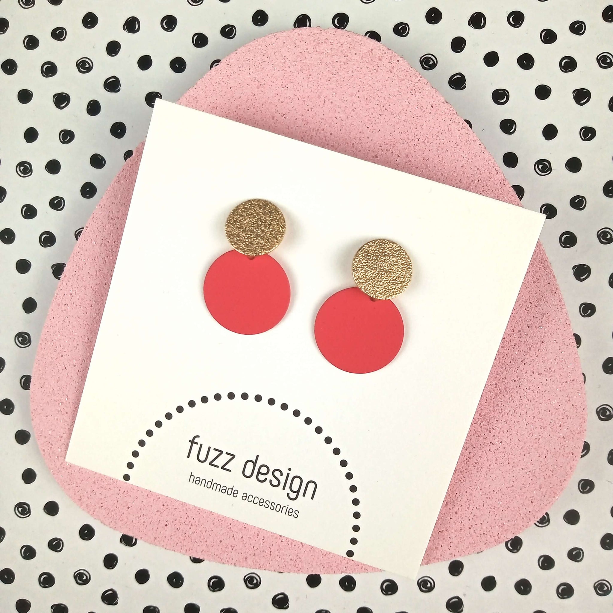 Cute As Can Be | Berry Red & Gold