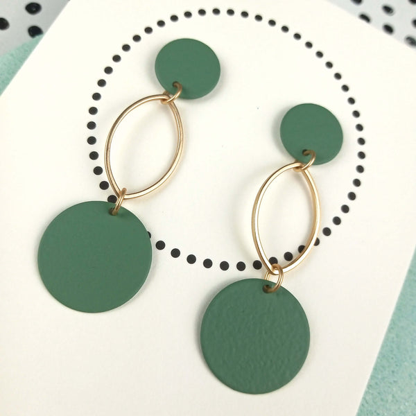 Total Ellipse Of The Heart | Soft Green & Gold