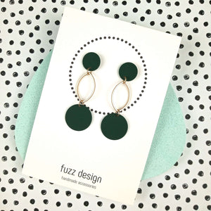 Total Ellipse Of The Heart | Moss green & Gold