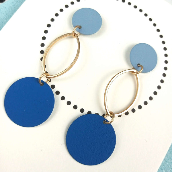 Total Ellipse Of The Heart | Royal Blue & Gold & Soft Blue