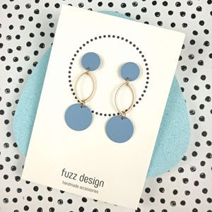 Total Ellipse Of The Heart | Soft Blue & Gold