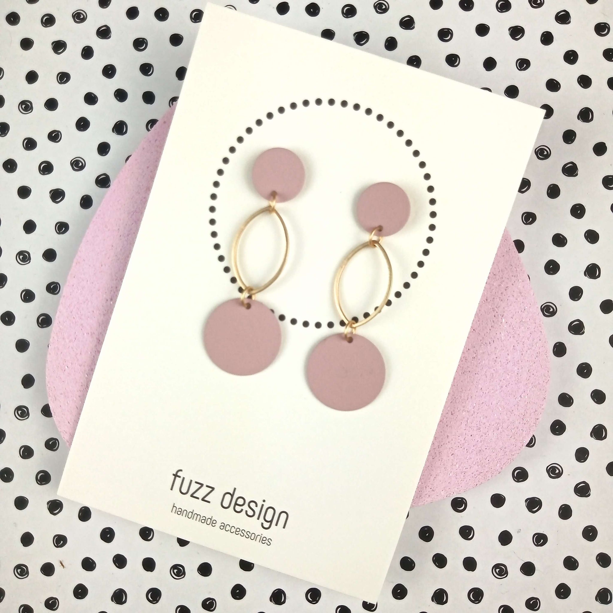 Total Ellipse Of The Heart | Mauve & Gold