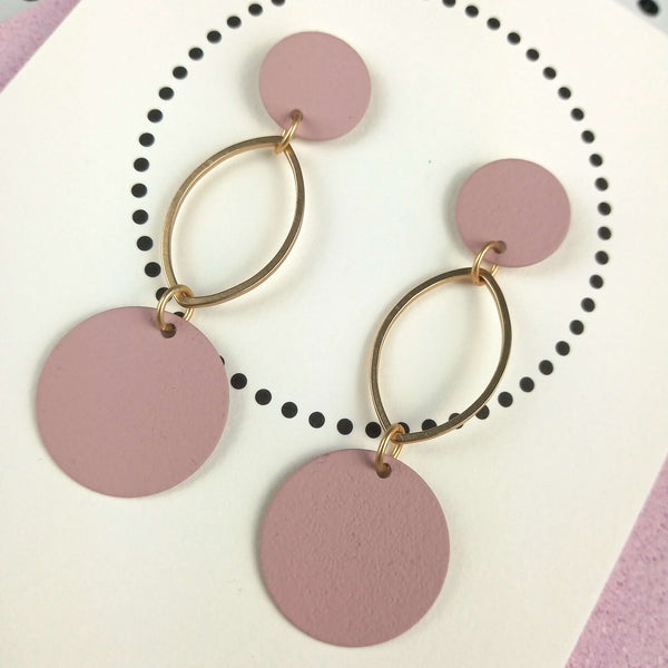 Total Ellipse Of The Heart | Mauve & Gold