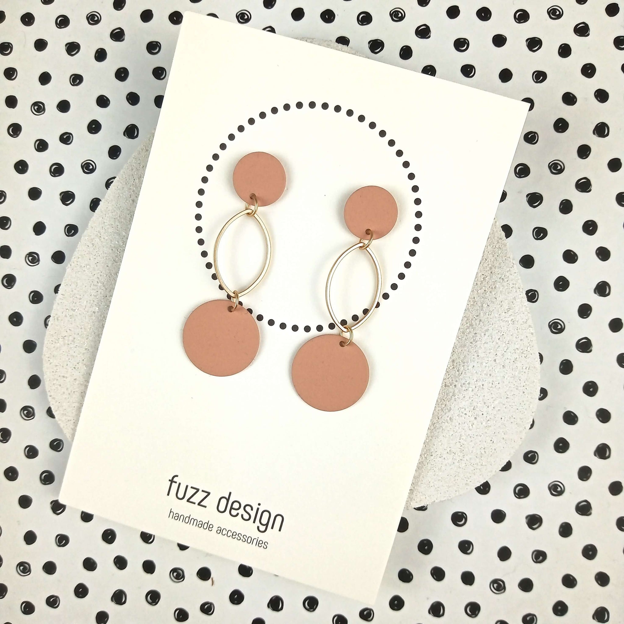 Total Ellipse Of The Heart | Warm Taupe & Gold