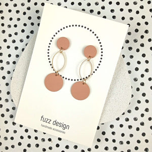 Total Ellipse Of The Heart | Warm Taupe & Gold