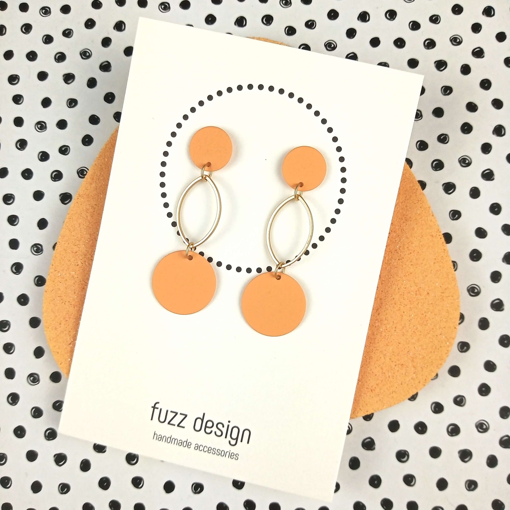 Total Ellipse Of The Heart | Peach & Gold