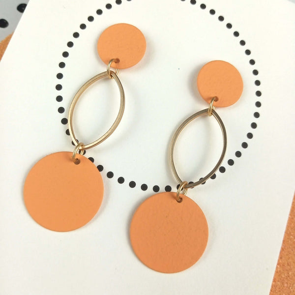 Total Ellipse Of The Heart | Peach & Gold