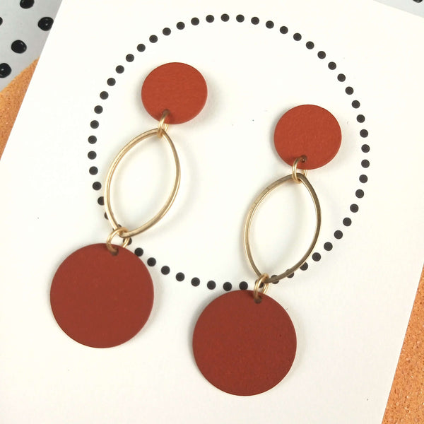 Total Ellipse Of The Heart | Rust & Gold