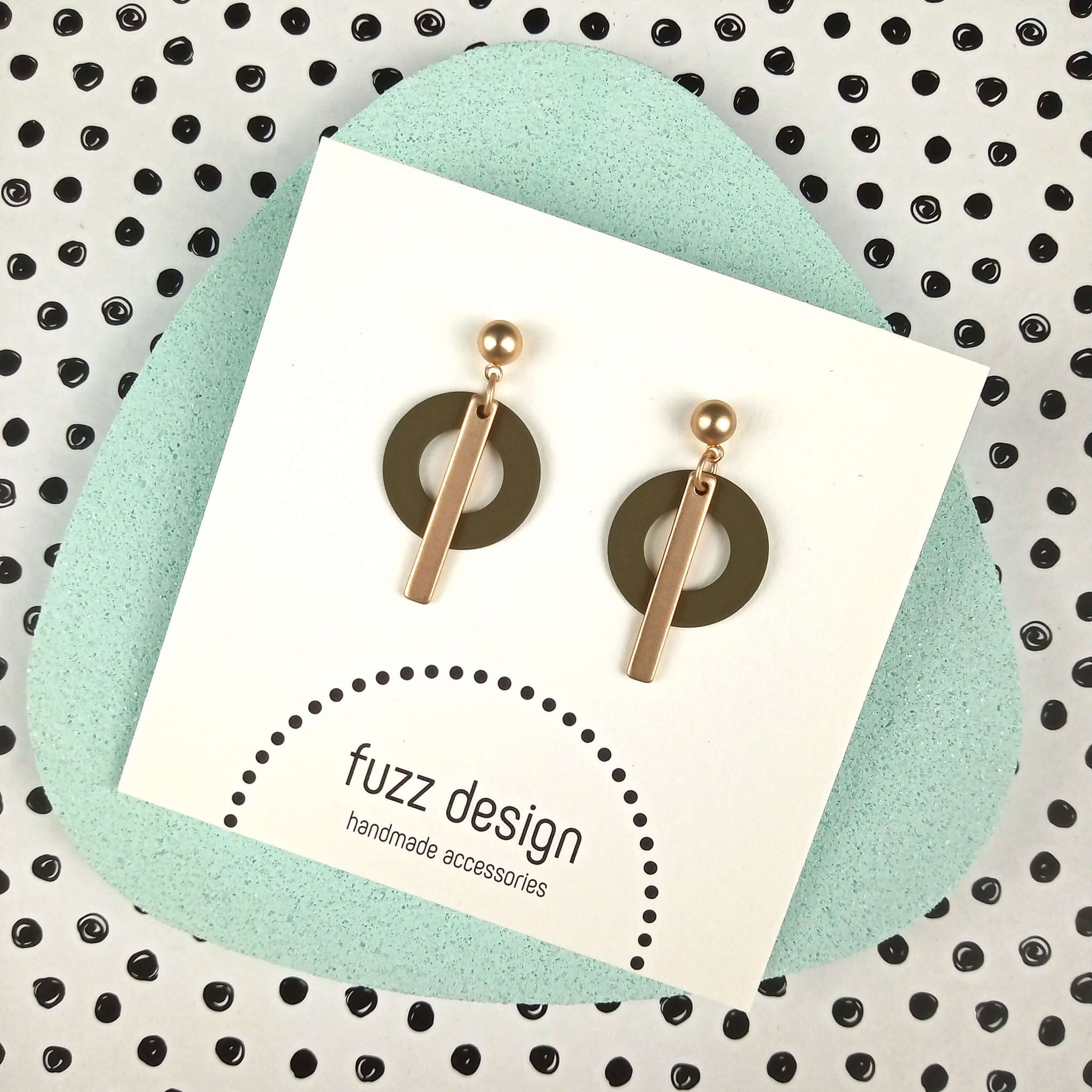 Universe | Gold & Dark Khaki