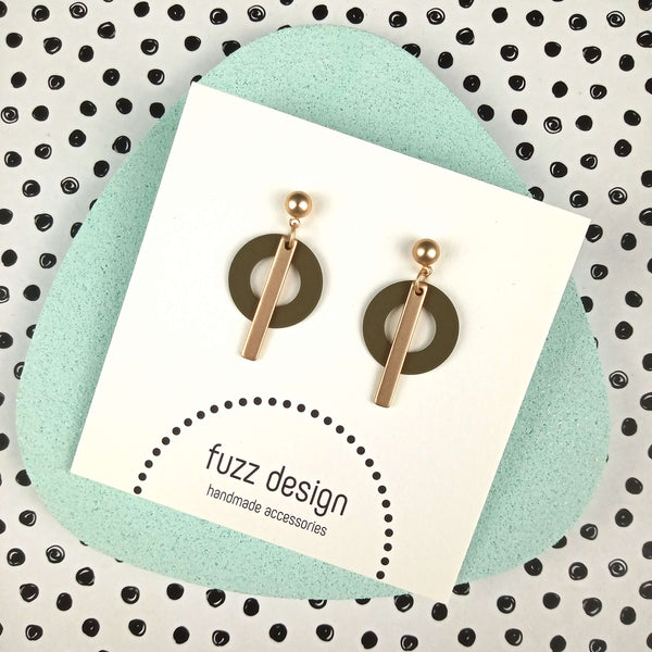 Universe | Gold & Dark Khaki