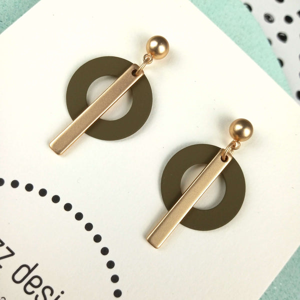 Universe | Gold & Dark Khaki