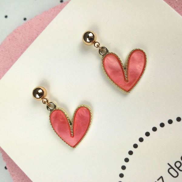 Daisy | Coral & Gold