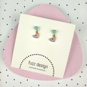 Lizzy | Purple & Gold & Mint Green