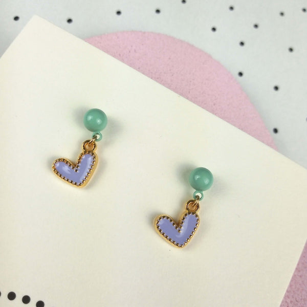 Lizzy | Purple & Gold & Mint Green