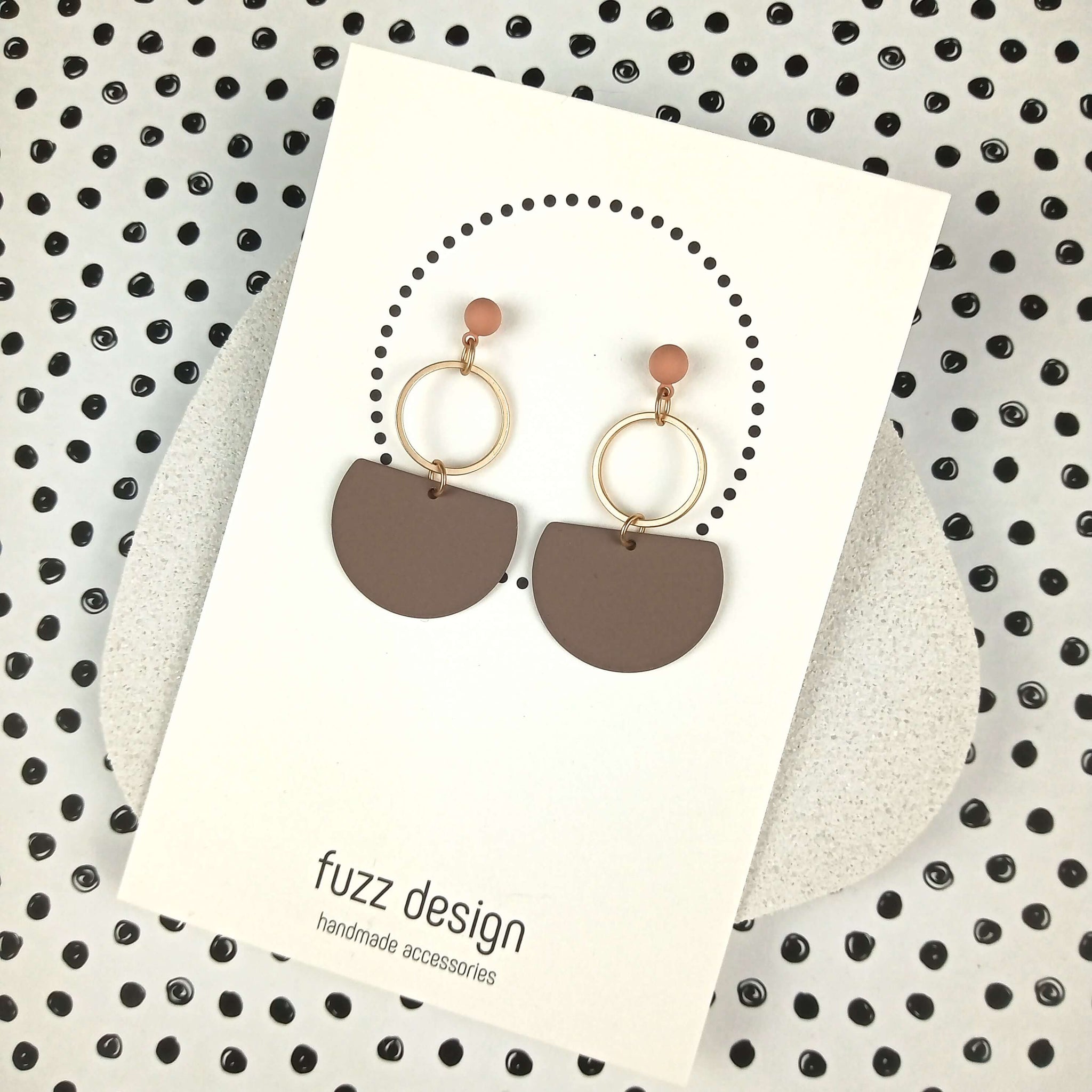 Mademoiselle | Dark Taupe & Gold & Warm Taupe