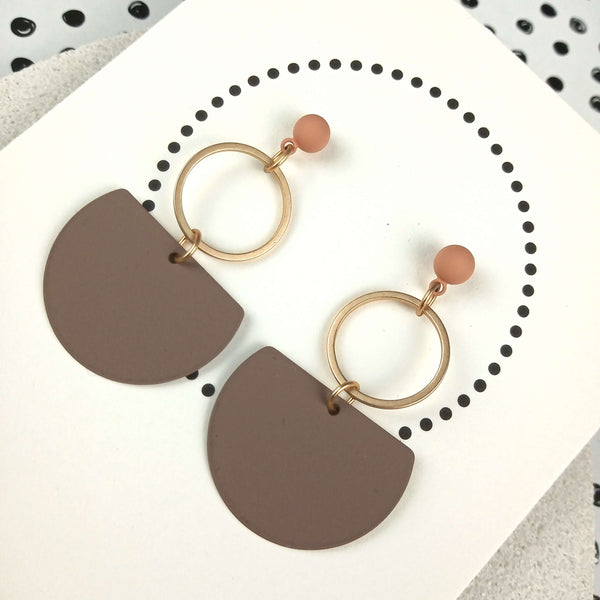 Mademoiselle | Dark Taupe & Gold & Warm Taupe