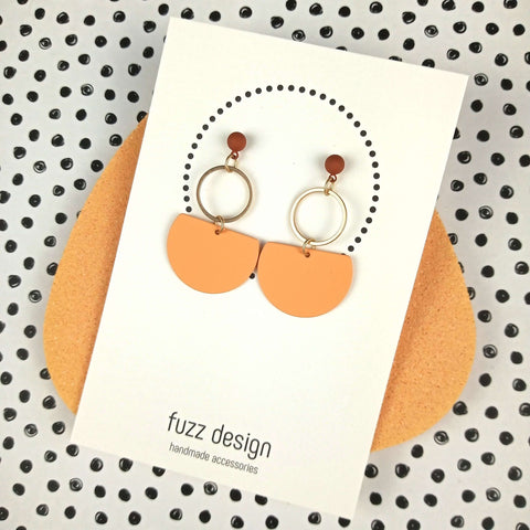 Mademoiselle | Peach & Gold & Rust