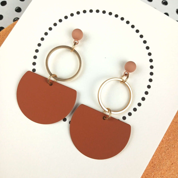 Mademoiselle | Rust & Gold & Warm Taupe