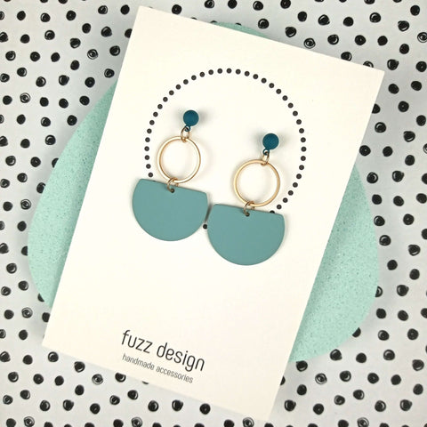 Mademoiselle | Sea Green & Gold & Teal
