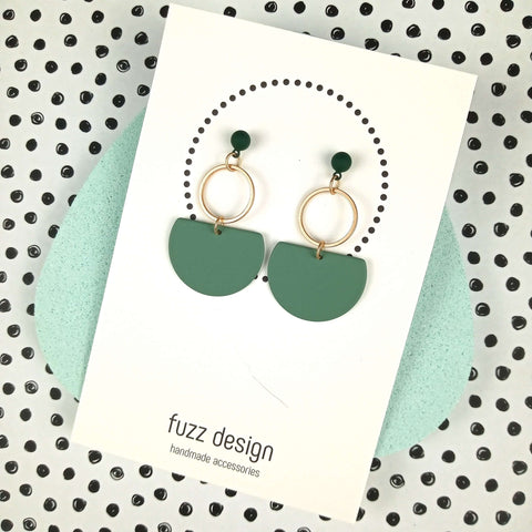 Mademoiselle | Soft Green & Gold & Forest Green