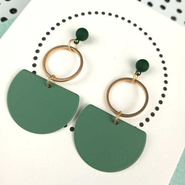 Mademoiselle | Soft Green & Gold & Forest Green
