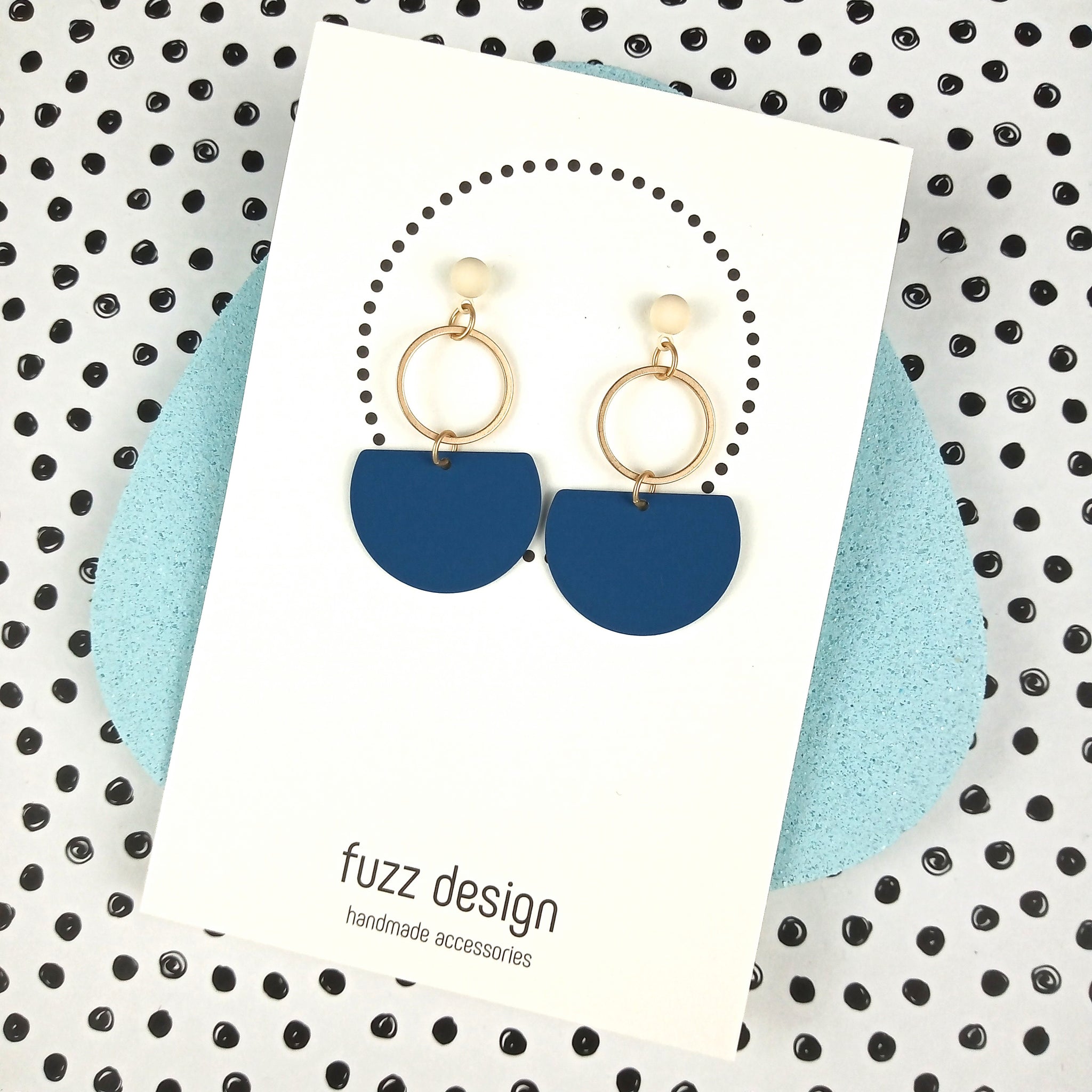 Mademoiselle | Dark Blue & Gold & Ivory