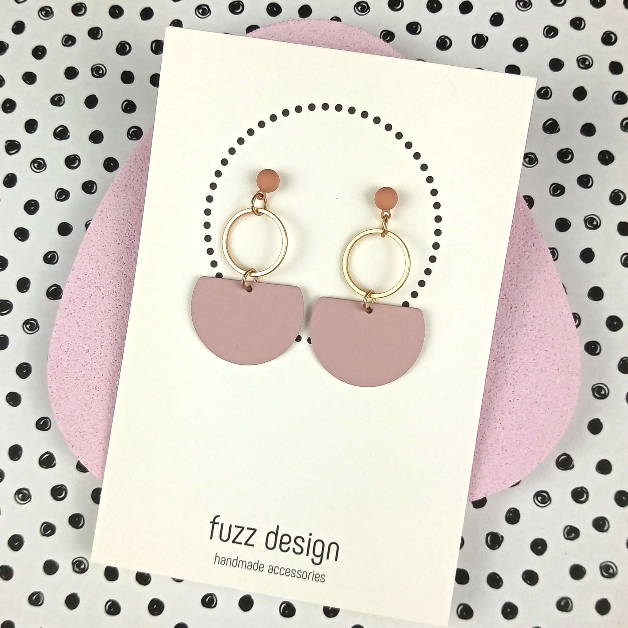 Mademoiselle | Mauve & Gold & Warm Taupe