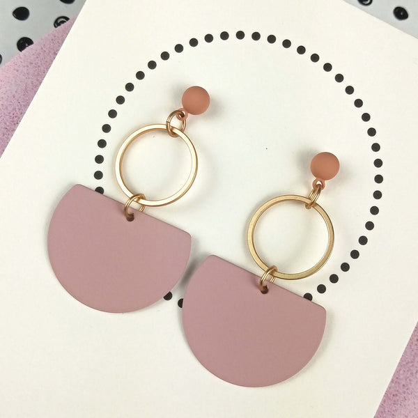 Mademoiselle | Mauve & Gold & Warm Taupe