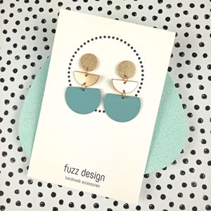 Kiss Me Now | Sea Green & Gold