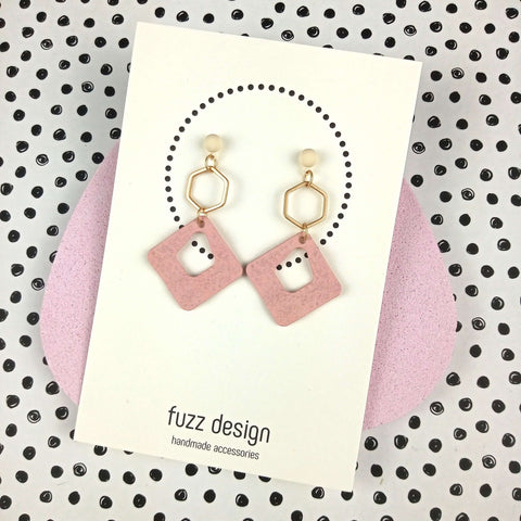 It's Hip To Be Square | Pink & Gold & Ivory