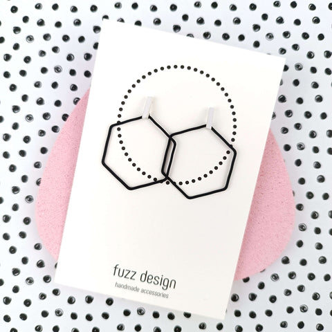 Hexalicious | Large | Black & Silver
