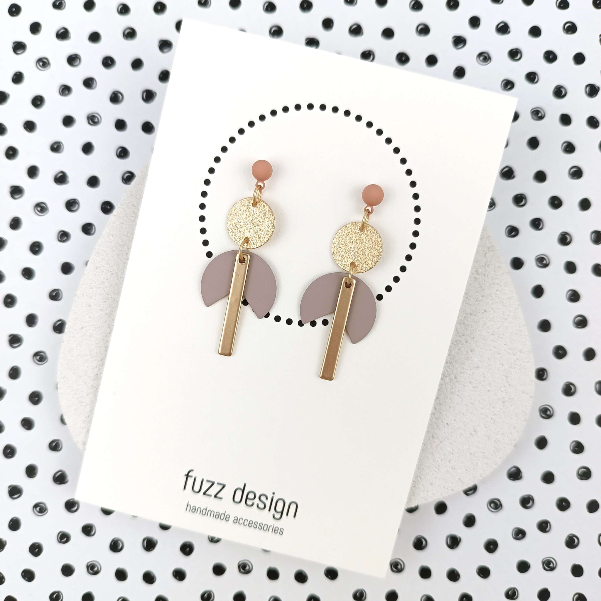 Wild Heart | Grey & Gold & Warm Taupe
