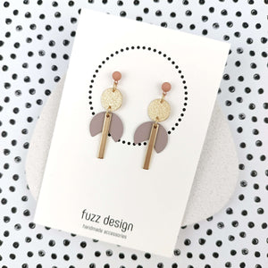 Wild Heart | Grey & Gold & Warm Taupe