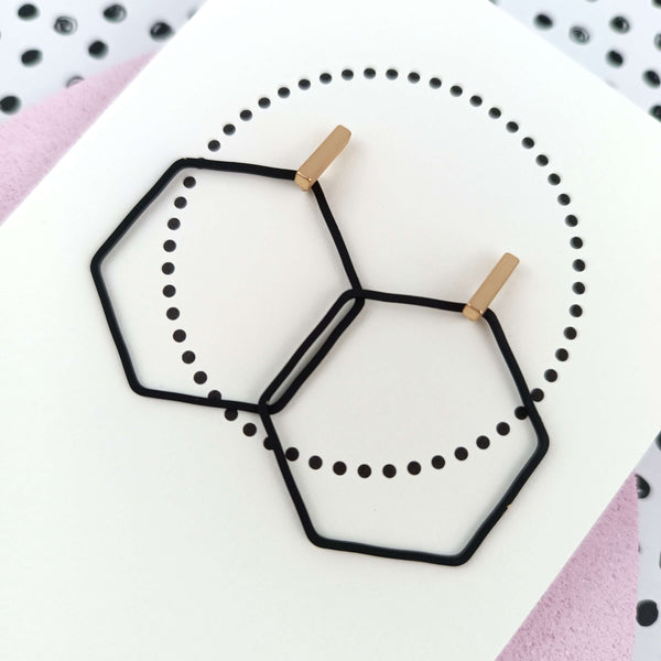 Hexalicious | Large | Black & Gold