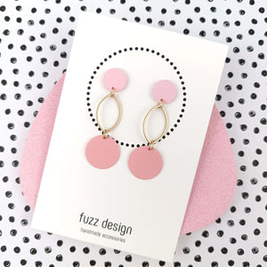 Total Ellipse Of The Heart | Pink & Gold & Pastel Pink