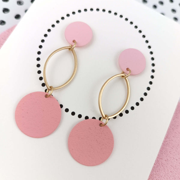 Total Ellipse Of The Heart | Pink & Gold & Pastel Pink