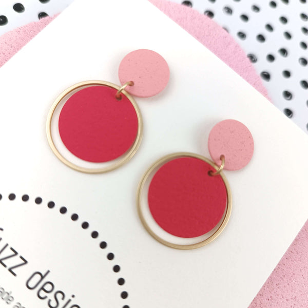 Sweet Cakes | Berry Red & Gold & Pink