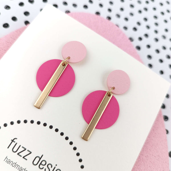 Subtle And Sweet | Hot Pink & Gold & Pastel Pink