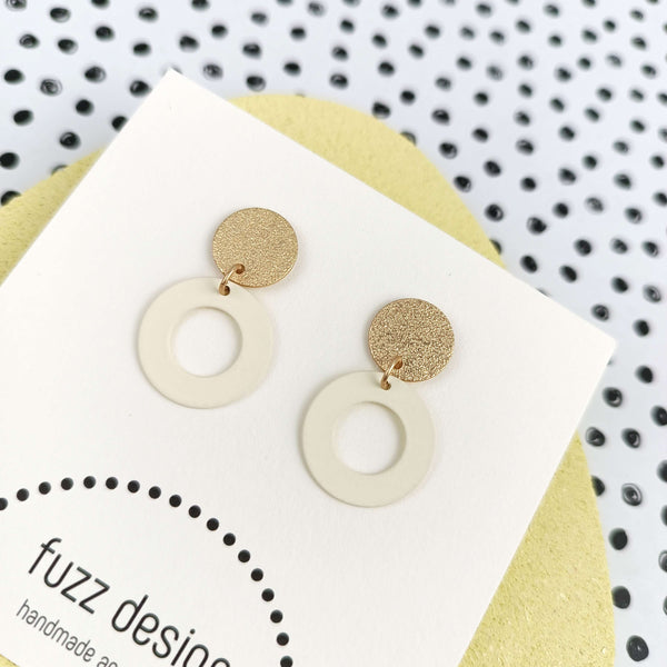 Sassy | Ivory & Gold