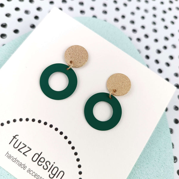 Sassy | Forest Green & Gold