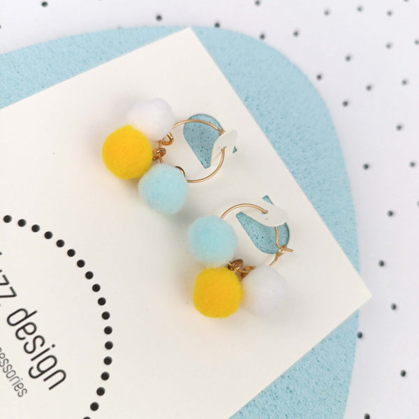 Dottie | Blue & White & Yellow & Gold