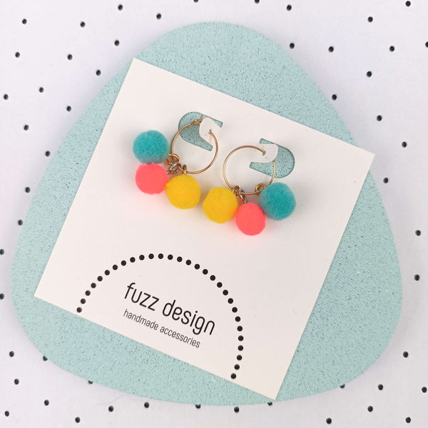 Dottie | Turquoise & Coral & Yellow