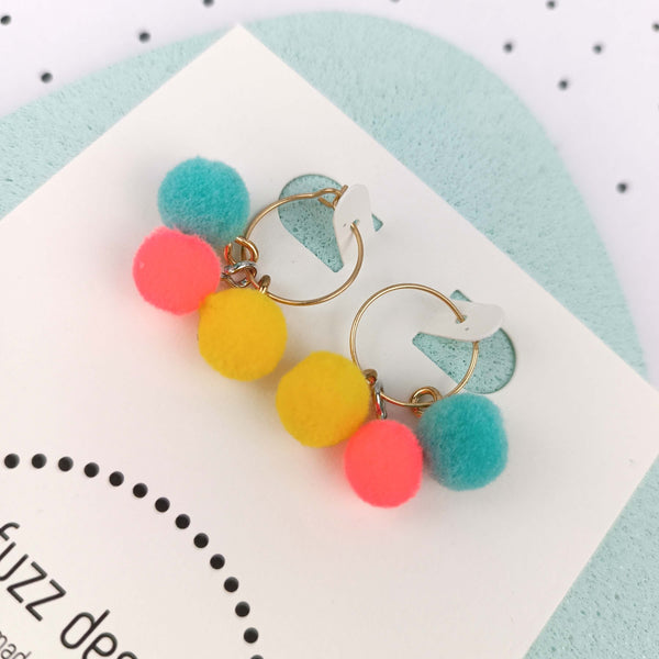 Dottie | Turquoise & Coral & Yellow