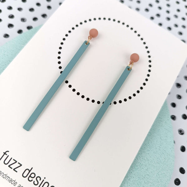 Allure | Large | Sea Green & Warm Taupe