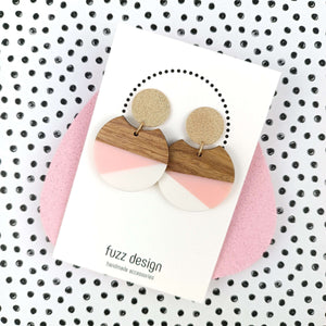 Too Hot To Handle | Ivory & Pink & Wood